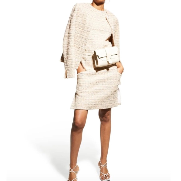 ST. JOHN Space-Dyed Tweed Knit Dress NWT Size 8 - Picture 5 of 8